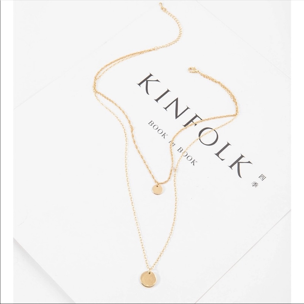 💕 dainty two layer necklace 💕 - Picture 4 of 6